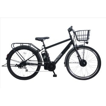 27.5型6段変速付電動アシスト自転車  クロスeバイク 12Ahバッテリー仕様  【完成組立品】 PELTECH(ペルテック)