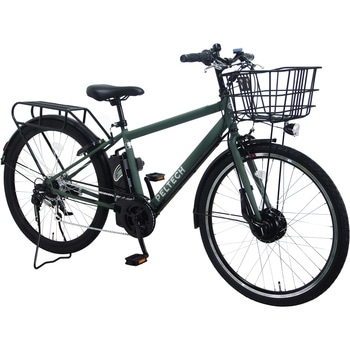 27.5型6段変速付電動アシスト自転車  クロスeバイク 12Ahバッテリー仕様  【完成組立品】 PELTECH(ペルテック)