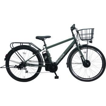 27.5型6段変速付電動アシスト自転車  クロスeバイク 12Ahバッテリー仕様  【完成組立品】 PELTECH(ペルテック)