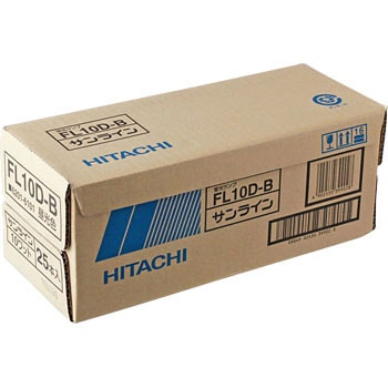 未使用】日立 HITACHI 蛍光ランプ FL10D-B 25本入 日立 FL10D-B 日立蛍光