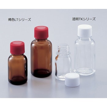 細口ガラス瓶60mL，1箱(100本)-