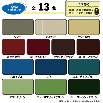 147645441030 油性トタン用 油性屋根用塗料 (つやあり) 1缶(3L