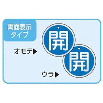 バルブ開閉表示板(丸) ユニット