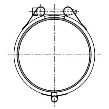 ストラブ・クランプ Cタイプ 水・温水用