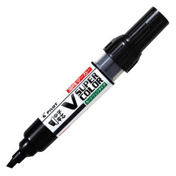 Vスーパーカラー 中字平芯 パイロット キャップ式油性マーカー 【通販