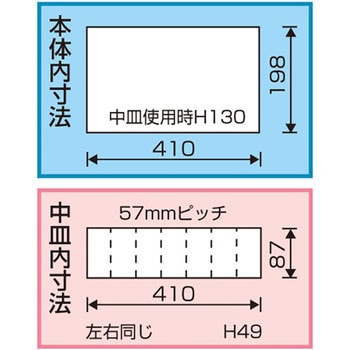 RSD-411 RSD高級二段式ボックス 1個 リングスター 【通販サイトMonotaRO】