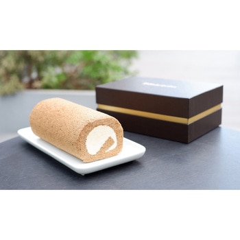 【冷凍】ミカド旧軽モカロールケーキ 320g ミカド珈琲