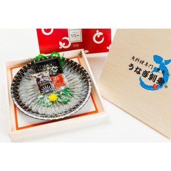 【冷凍】魚魚一 浜名湖産うなぎの刺身(ご贈答用) 2枚入 魚魚一