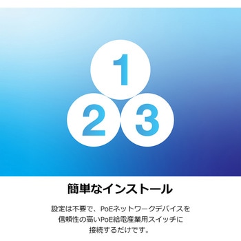 産業用PoEパススルー機能付きスイッチングハブ bt対応 ギガ 5ポート TRENDnet