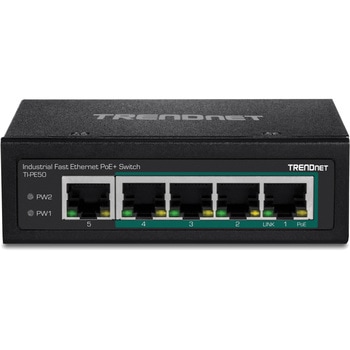 産業用PoEスイッチングハブ af/at 100Mbps 5ポート TRENDnet