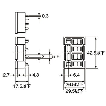 PT14-0 共用ソケット 角形ソケット PT(裏面接続) 1個 オムロン(omron