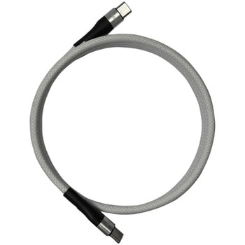 USB-C(R)コネクタ搭載 まとまるマグネットケーブル ホワイト GOPPA
