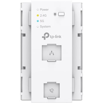 AX3000 コンセント埋め込み型Wi-Fi 6アクセスポイント TP-LINK