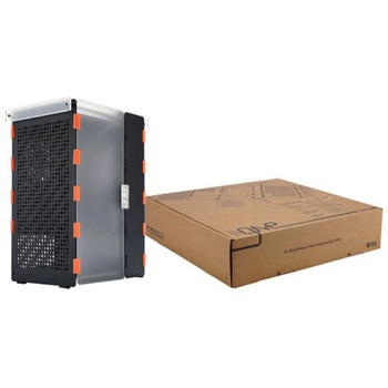 POC ONE BLACK/Mini-ITXケース/ブラック/各パネルがひとつにつながっており組み立てが簡単/3.5スロットGPU対応/120mm ARGBファン1基搭載 IN WIN(インウィン)