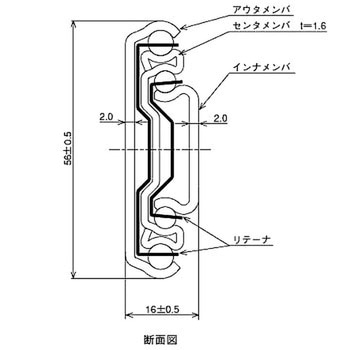 スライドレール ND160 日本スライド工業