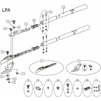 LPB-30刃パイプ固定ネジナット - アルスコーポレーション