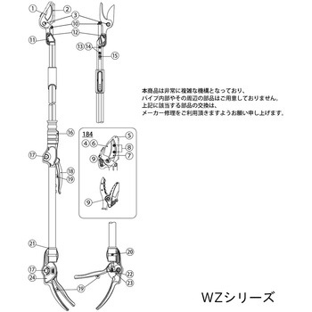 刃先側グリップ取付ネジ アルスコーポレーション