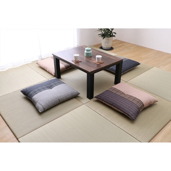 <日本製>銘仙判座布団 同色4枚組(ゆかり) ファミリー・ライフ