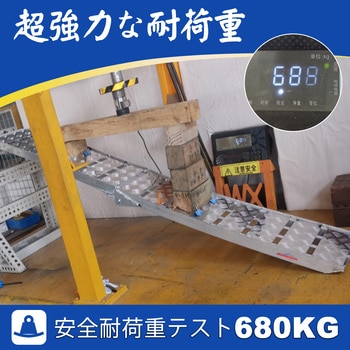 AR07HW アルミラダーレール 折りたたみ式 Ruedamann 耐荷重680kg