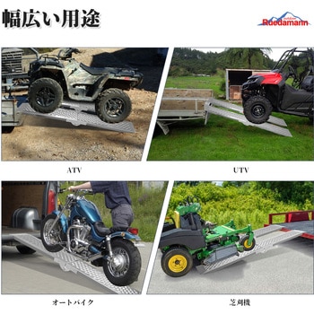 バイクスロープ 折りたたみ式 2本セット Ruedamann