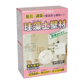 No 72 ビニールクロス用珪藻土壁材 1箱 3kg フジワラ化学 通販サイトmonotaro 09252731