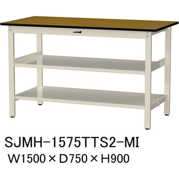 SJMH-1575TTS2-MI ���ʍ�Ƒ�/�ω׏d500kg_����+�����S�ʒI�t��_�Œ莮H900_�����~���V��_���[�N�e�[�u��500�V���[�Y �R���H�� 09272071