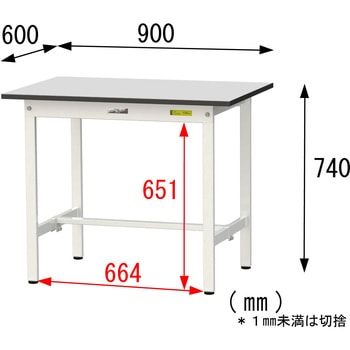 軽量作業台/耐荷重150kg_固定式_RoHS2指令対応塩ビシート天板_ワークテーブル150シリーズ 山金工業