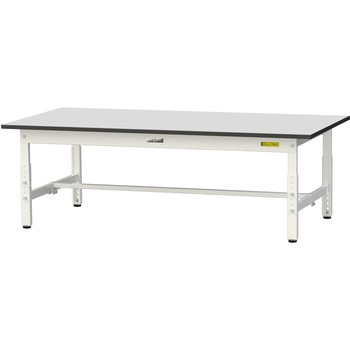 軽量作業台/耐荷重150kg_高さ調整_RoHS2指令対応塩ビシート天板_ワークテーブル150シリーズ 山金工業