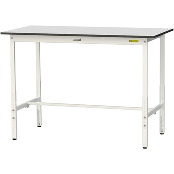 軽量作業台/耐荷重150kg_高さ調整_RoHS2指令対応塩ビシート天板_ワークテーブル150シリーズ 山金工業