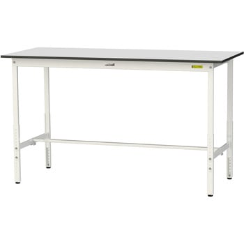 軽量作業台/耐荷重150kg_高さ調整_RoHS2指令対応塩ビシート天板_ワークテーブル150シリーズ 山金工業