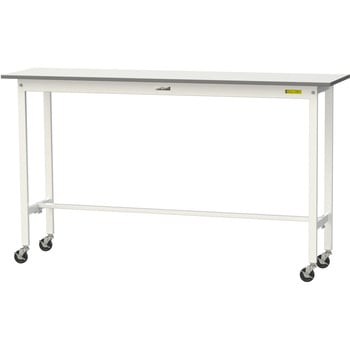 軽量作業台/耐荷重128kg_移動式H1035_ワークテーブル150シリーズ 山金工業