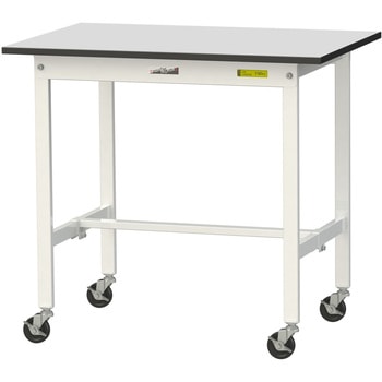 軽量作業台/耐荷重128kg_移動式_RoHS2指令対応塩ビシート天板_ワークテーブル150シリーズ 山金工業