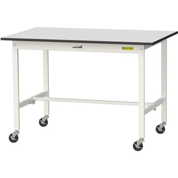 軽量作業台/耐荷重128kg_移動式_RoHS2指令対応塩ビシート天板_ワークテーブル150シリーズ 山金工業