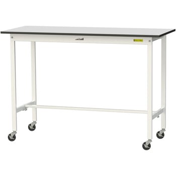 軽量作業台/耐荷重128kg_移動式_RoHS2指令対応塩ビシート天板_ワークテーブル150シリーズ 山金工業