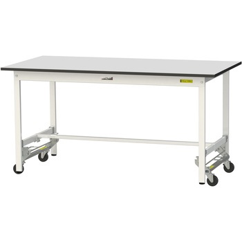 軽量作業台/耐荷重150kg_ワンタッチ移動式_RoHS2指令対応塩ビシート天板_ワークテーブル150シリーズ 山金工業