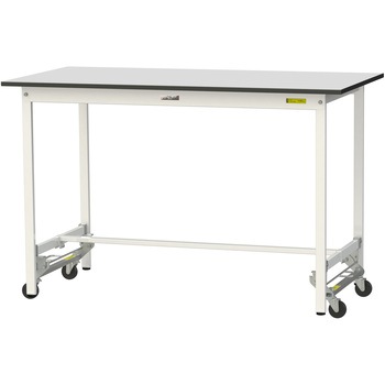 軽量作業台/耐荷重150kg_ワンタッチ移動式_RoHS2指令対応塩ビシート天板_ワークテーブル150シリーズ 山金工業