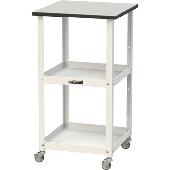 軽量作業用/天板付き150ワゴン_耐荷重50kg_RoHS2指令対応塩ビシート天板_ワークテーブル150シリーズ 山金工業
