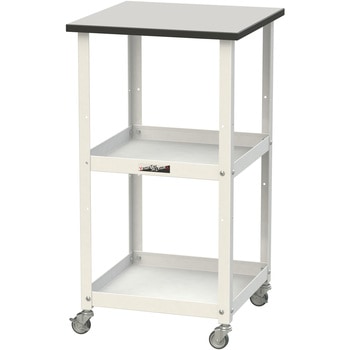 軽量作業用/天板付き150ワゴン_耐荷重50kg_RoHS2指令対応塩ビシート天板_ワークテーブル150シリーズ 山金工業