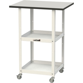 軽量作業用/天板付き150ワゴン_耐荷重50kg_RoHS2指令対応塩ビシート天板_ワークテーブル150シリーズ 山金工業