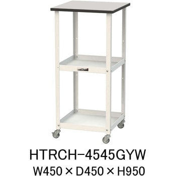 軽量作業用/天板付き150ワゴン_耐荷重50kg_RoHS2指令対応塩ビシート天板_ワークテーブル150シリーズ 山金工業