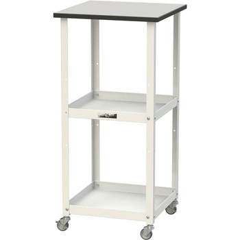軽量作業用/天板付き150ワゴン_耐荷重50kg_RoHS2指令対応塩ビシート天板_ワークテーブル150シリーズ 山金工業
