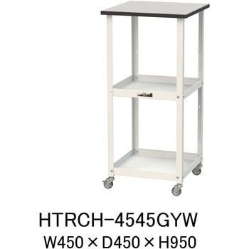 軽量作業用/天板付き150ワゴン_耐荷重50kg_RoHS2指令対応塩ビシート天板_ワークテーブル150シリーズ 山金工業