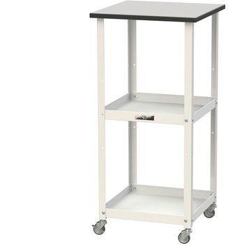 軽量作業用/天板付き150ワゴン_耐荷重50kg_RoHS2指令対応塩ビシート天板_ワークテーブル150シリーズ 山金工業