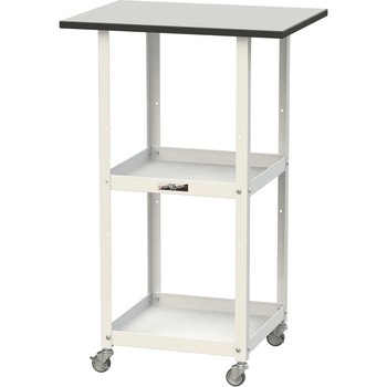 軽量作業用/天板付き150ワゴン_耐荷重50kg_RoHS2指令対応塩ビシート天板_ワークテーブル150シリーズ 山金工業