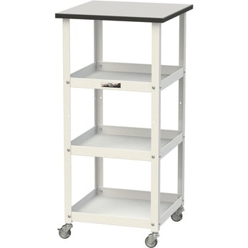 軽量作業用/天板付き150ワゴン_耐荷重50kg_RoHS2指令対応塩ビシート天板_ワークテーブル150シリーズ 山金工業