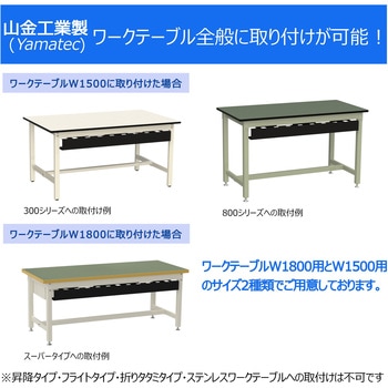 オプション/配線ダクト_山金工業製ワークテーブル用 山金工業