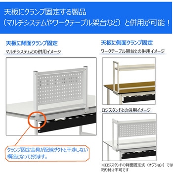 オプション/配線ダクト_山金工業製ワークテーブル用 山金工業