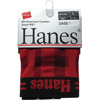 26-558チェックボクサーブリーフ ヘインズ(Hanes)
