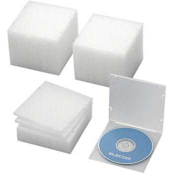 CD/DVD/Blu-ray スリムPPケース 1枚収納 エレコム CD/DVDプラケース 【通販モノタロウ】