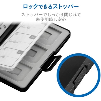 メモリカードケース インデックス台紙付き エレコム